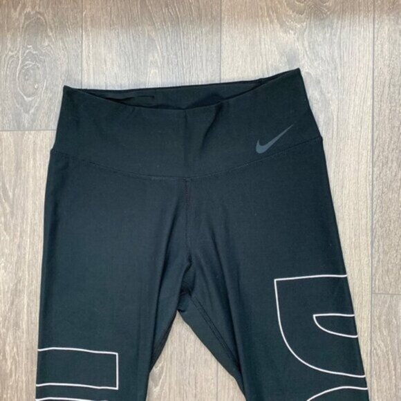 NIKE Power Legend Training Dri-Fit Just Do It JDI Graphic Logo Cuff Leggings S - Picture 6 of 14